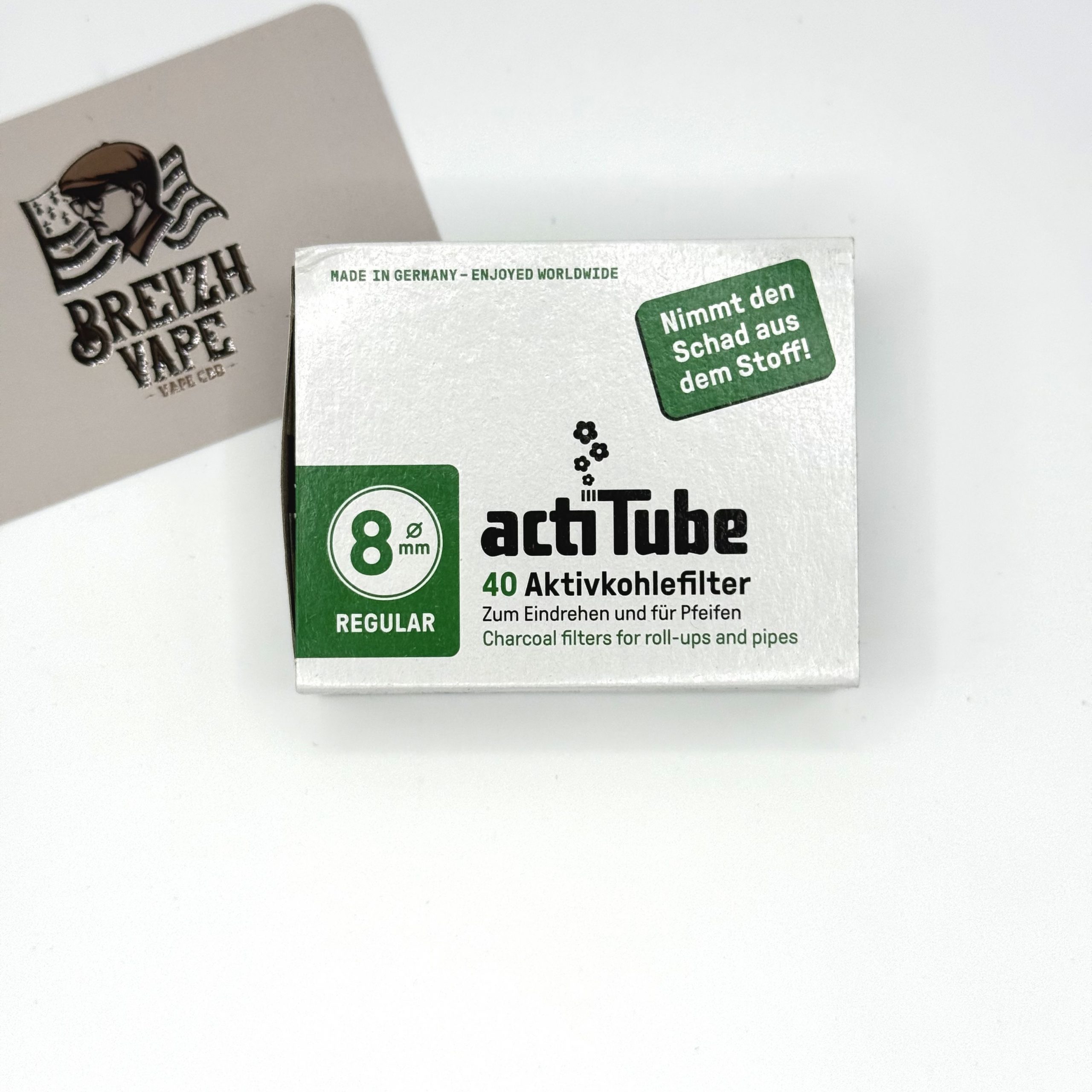 Filtre à charbon 8mm - 40pcs - ActiTube